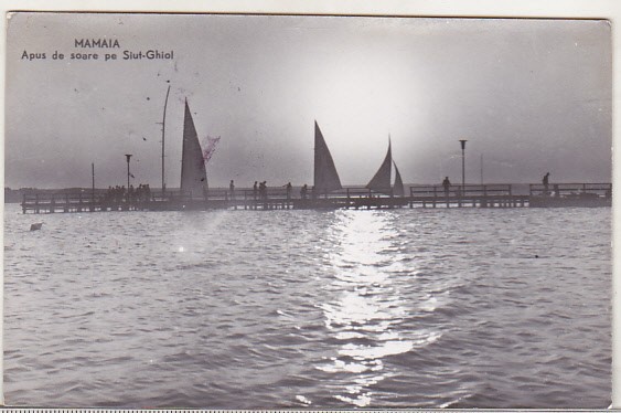 bnk cp Mamaia -Apus de soare pe Siut-Ghiol - circulata