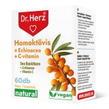 Capsule vegane cu extract de catina, echinacea si vitamina C Dr Herz 60 buc