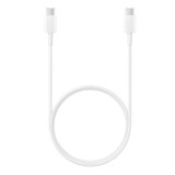 Cablu de Date USB-C la Type-C Fast Charging 3A, 1m - Samsung (EP-DA705BWE) - White (Bulk Packing)