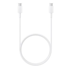Cablu de Date USB-C la Type-C Fast Charging 3A, 1m - Samsung (EP-DA705BWE) - White (Bulk Packing)