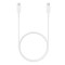 Cablu de Date USB-C la Type-C Fast Charging 3A, 1m - Samsung (EP-DA705BWE) - White (Bulk Packing)