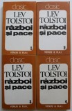 Razboi si pace 4 volume Lev Tolstoi carte beletristica roman anticariat stare buna