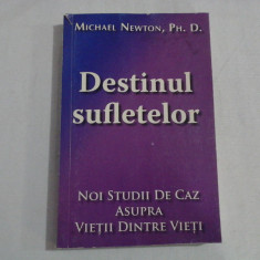 DESTINUL SUFLETELOR Noi studii de caz asupra Vietii dintre Vieti - Michael NEWTON