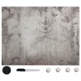 vidaXL Tablă magnetică de perete, 80 x 60 cm, sticlă