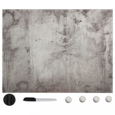 vidaXL Tablă magnetică de perete, 80 x 60 cm, sticlă 285390