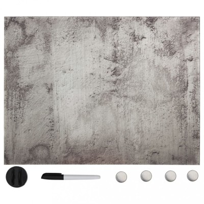 Gossi tabla magnetica de perete, 80 x 60 cm, sticla foto