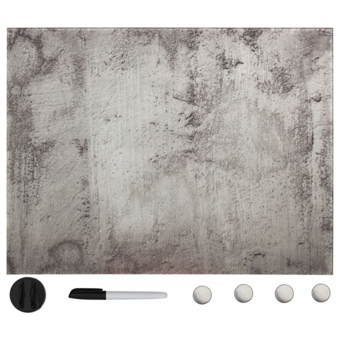 Gossi tabla magnetica de perete, 80 x 60 cm, sticla