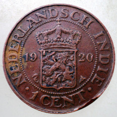 1.836 INDIILE OLANDEZE NETHERLANDS EAST INDIES 1 CENT 1920