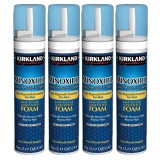 Set 4 Spume Kirkland Signature Minoxidil 5% - Tratament Anti-Cadere Par Barbati, 4x60ml