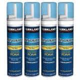 Set Spuma, Kirkland Signature, Minoxidil 5%, Tratament Impotriva Caderii Parului, 4x 60ml