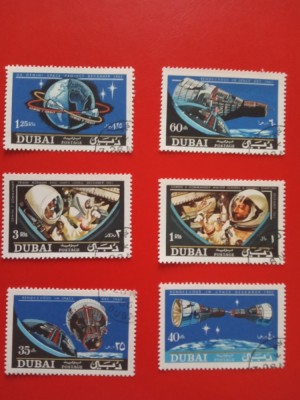 DUBAI, SPACE - SERIE COMPLETĂ ȘTAMPILATĂ foto