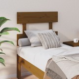 VidaXL Tăblie de pat, maro miere, 103,5x3x81 cm, lemn masiv de pin