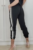 Cumpara ieftin G695-1 Pantaloni casual cu talie medie