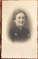 ,,FOTO LUX"FOTOGRAFIE VECHE TIP CARTE POSTALA,DATATA:18.XI'934/ STARE PERFECTA