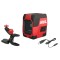 SKIL 1910 AA Nivela laser cu linie in cruce, lumina rosie, raza actiune 15m, prindere trepied 1/4, Accu Li-Ion, include incarcator micro USB si clema