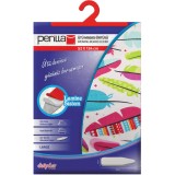 Cumpara ieftin Husa profesionala pentru masa calcat, model pene, alb, 52 x 134 cm