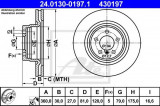 Disc frana LAND ROVER RANGE ROVER III (LM) (2002 - 2012) ATE 24.0130-0197.1