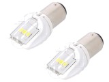 Becuri LED Auto BAY15D 12V 1W Alb 6000K VisionPro (Set 2)