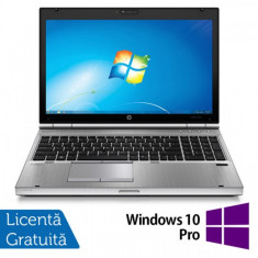 Laptop HP EliteBook 8570p, Intel Core i7-3520M 2.90GHz, 4GB DDR3, 120GB SSD, DVD-RW, 15.6 Inch, Webcam, Tastatura Numerica + Windows 10 Pro foto