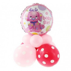 Set decoratiune din baloane Baby Girl