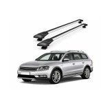 Bare portbagaj transversale auto aluminiu compatibile Volkswagen Passat Alltrack (B7) combi 2012-2015 80-88 cm Cod: KL9