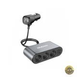 Extensie Bricheta Dudao R1 Pro 3 Iesiri 2 x USB-A Afisaj