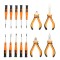 Set de 14 surubelnite si clesti diferite modele KD10894 Kraftdele