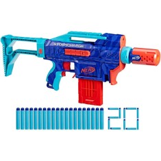 Blaster Nerf Elite 2.0 Stormcharge Wild Edition cu 20 de proiectile foto