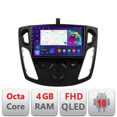 Navigatie Ford Focus 3 B-150 Android Ecran QLED octa core 4+64 carplay android auto KIT-150+EDT-E309V3 CarStore Technology foto