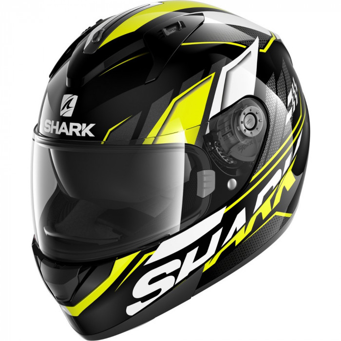 Casca integrala Shark Ridill 1.2 Phaz, negru/alb/galben, marime XL