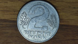 RDG DDR Germania republica democrata - moneda - 2 mark 1957 rara &quot;deutsche mark&quot;, Europa