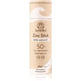 Suntribe Sports Zinc Stick baton de protecție minerală pe zonele sensibile SPF 50 Original White 30 g