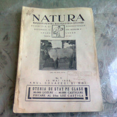 REVISTA NATURA NR.5/1933