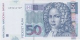 Croația 50 kuna 2002 bancnotă A5344414P Ivan Gundulić Dubrovnik
