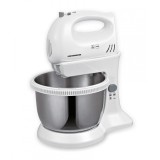 Cumpara ieftin Mixer cu bol Heinner, 300 W, 3.4 l, 5 viteze, functie Turbo, bol inox, Alb