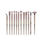 Set 12 pensule MyStyle , pentru Make-up Profesional, Nude