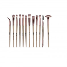 Set 12 pensule MyStyle , pentru Make-up Profesional, Nude