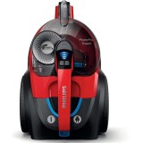 Aspirator fara sac PowerPro Expert FC9729/09, 900 W, 2 l, Cap de aspirare TriActive, filtru antialergic, Rosu, Philips