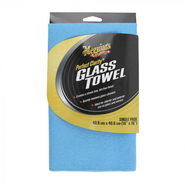 Laveta Microfibre Sticla Meguiar&#039;s Glass Towel, 40x40 cm