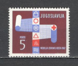 Iugoslavia.1962 Marci de binefacere Porto-Crucea Rosie SI.685