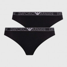 Emporio Armani Underwear chiloti 2-pack culoarea negru