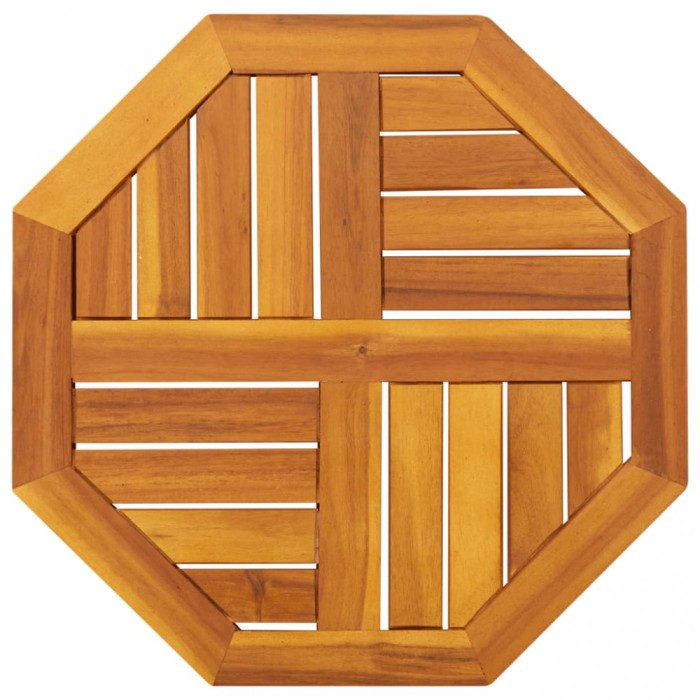 vidaXL Blat de masă, 50x50x2 cm, octogonal, lemn masiv acacia 4004259
