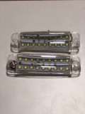 Lampa Pozitie LED 18 SMD Alb FR0316B 12-24V Camion, Utilaje, Remorca - Prindere Suruburi - Pret Bucata