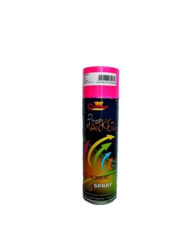 Vopsea spray Marcaj Fluorescent Roz, Champion Color, 500ml Roz