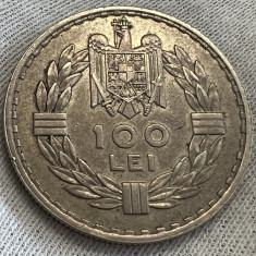 100 Lei 1932 Londra, Argint, Romania, a UNC, Patina
