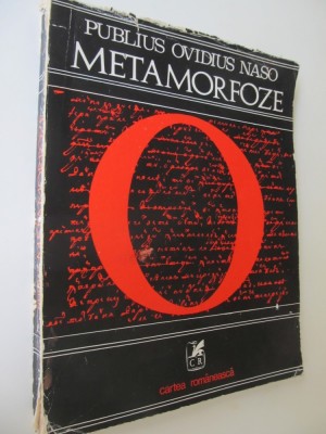 Metamorfoze - Publius Ovidius Naso (Ovidiu) foto