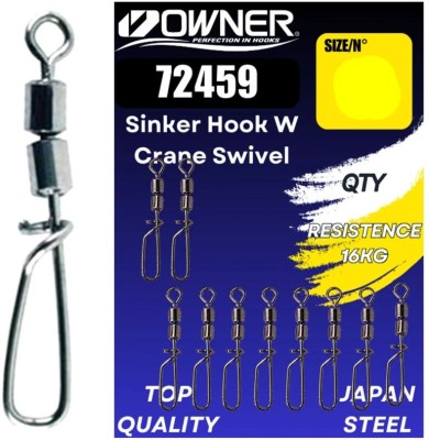 Vartej Agrafa Owner Amaz 72459 Sinker Hook W Crane, 12.4kg, Nr.16, 10buc/plic foto