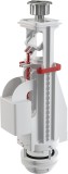 Mecanism Clatire WC Alcaplast Dubla Actionare 3/6L, Inaltime 315-450mm, Buton Cromat