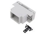 Carcasă pentru șină DIN, 90x36x58mm, gri deschis