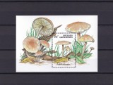 Coliță / Bloc Suvenir Grenada Grenadines 1993 - Tematica Ciuperci, Specia Collybia fibrosipes - MNH -A99